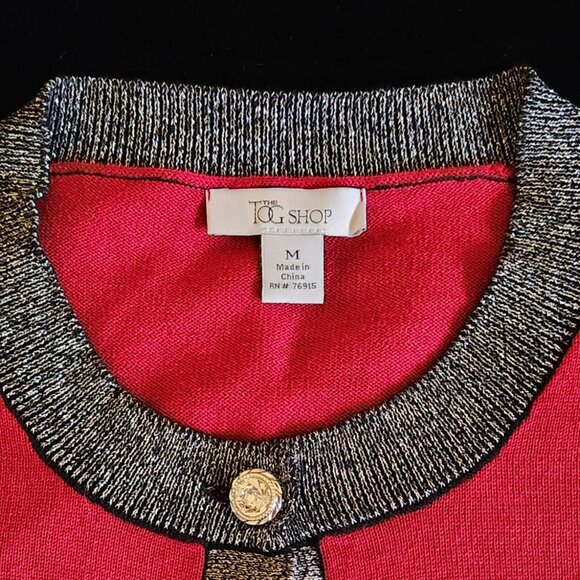Tog Shop metallic trim cardigan - Picture 4 of 5